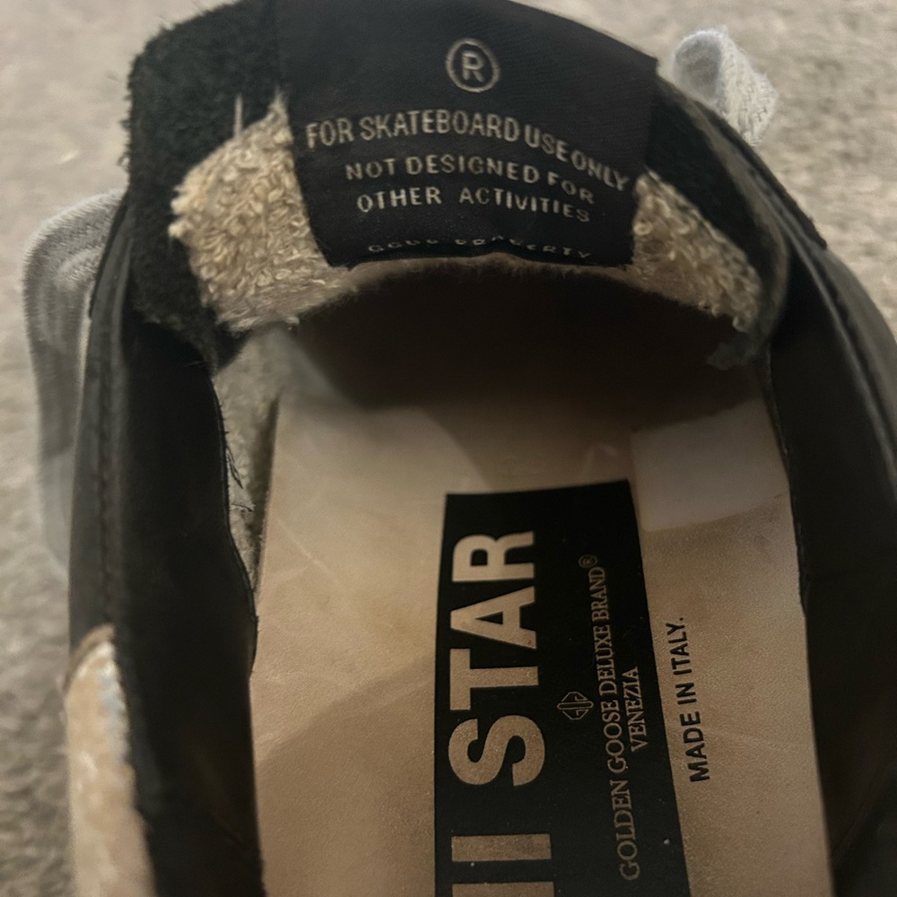 Golden Goose Women's Black and Gray Sneakers - Picture 4 of 10